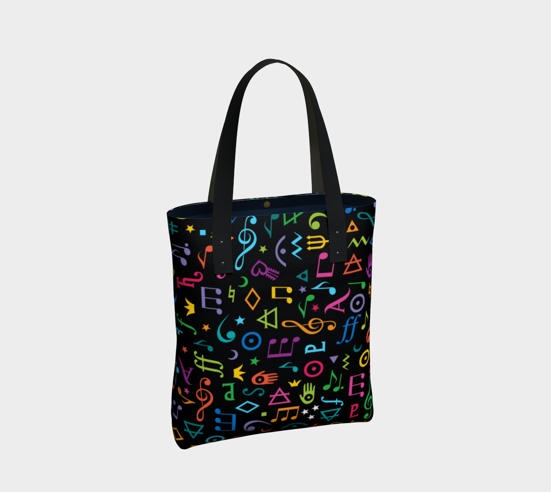 URBAN MUSIC TOTE - RAINBOW