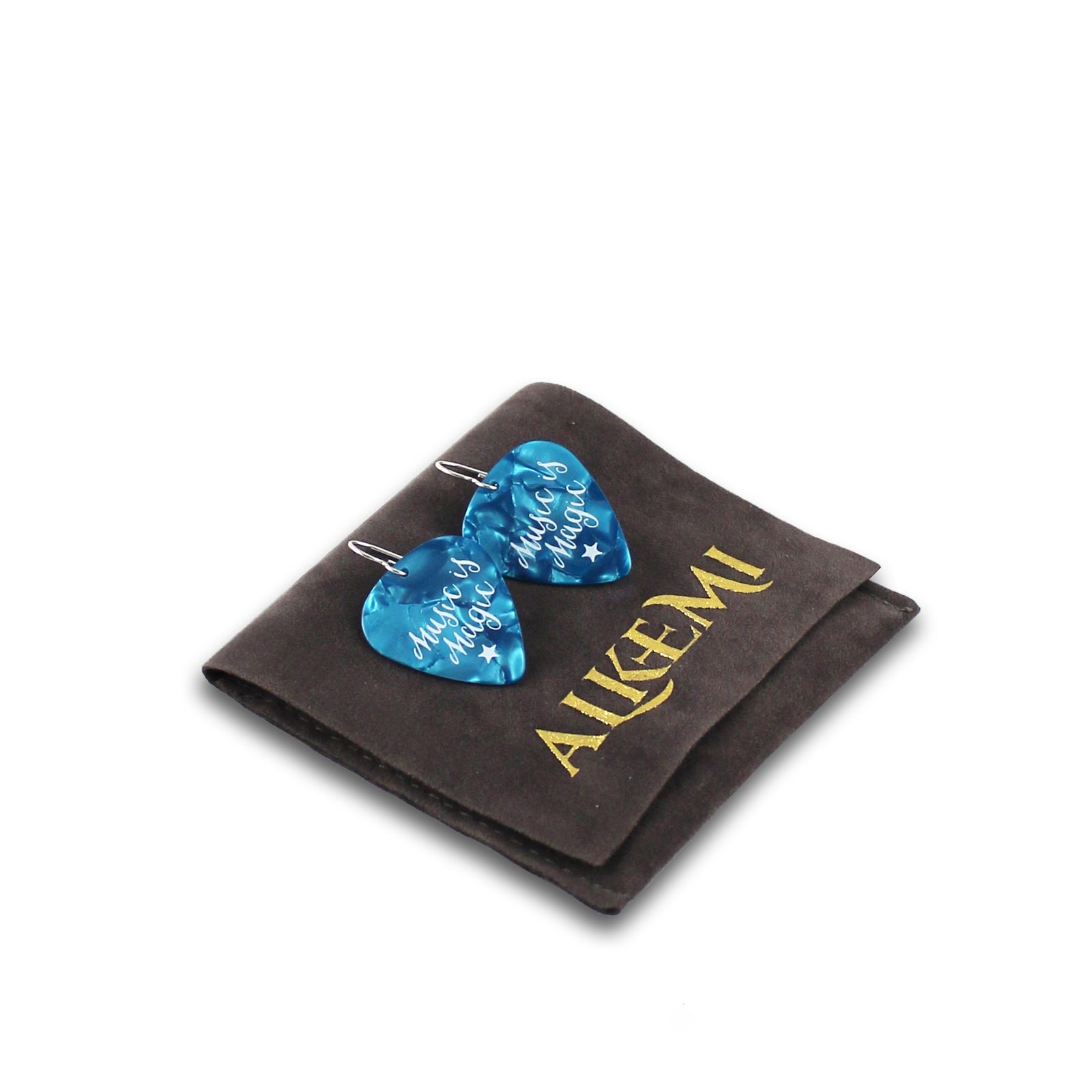 Pick Earrings - Music is Magic Aqua