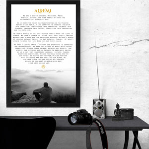 Alkemi Manifesto Poster with Adventurer