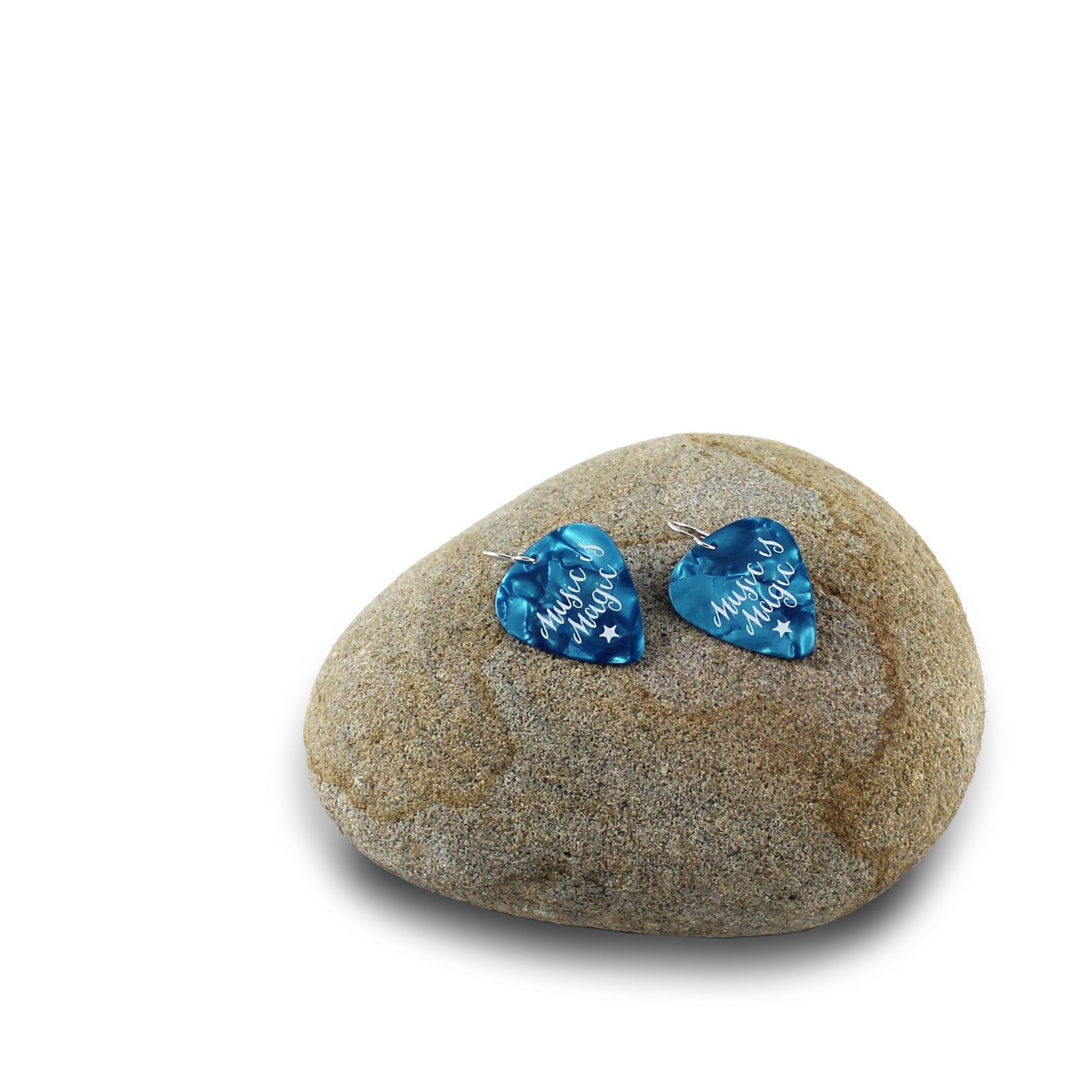 Pick Earrings - Music is Magic Aqua