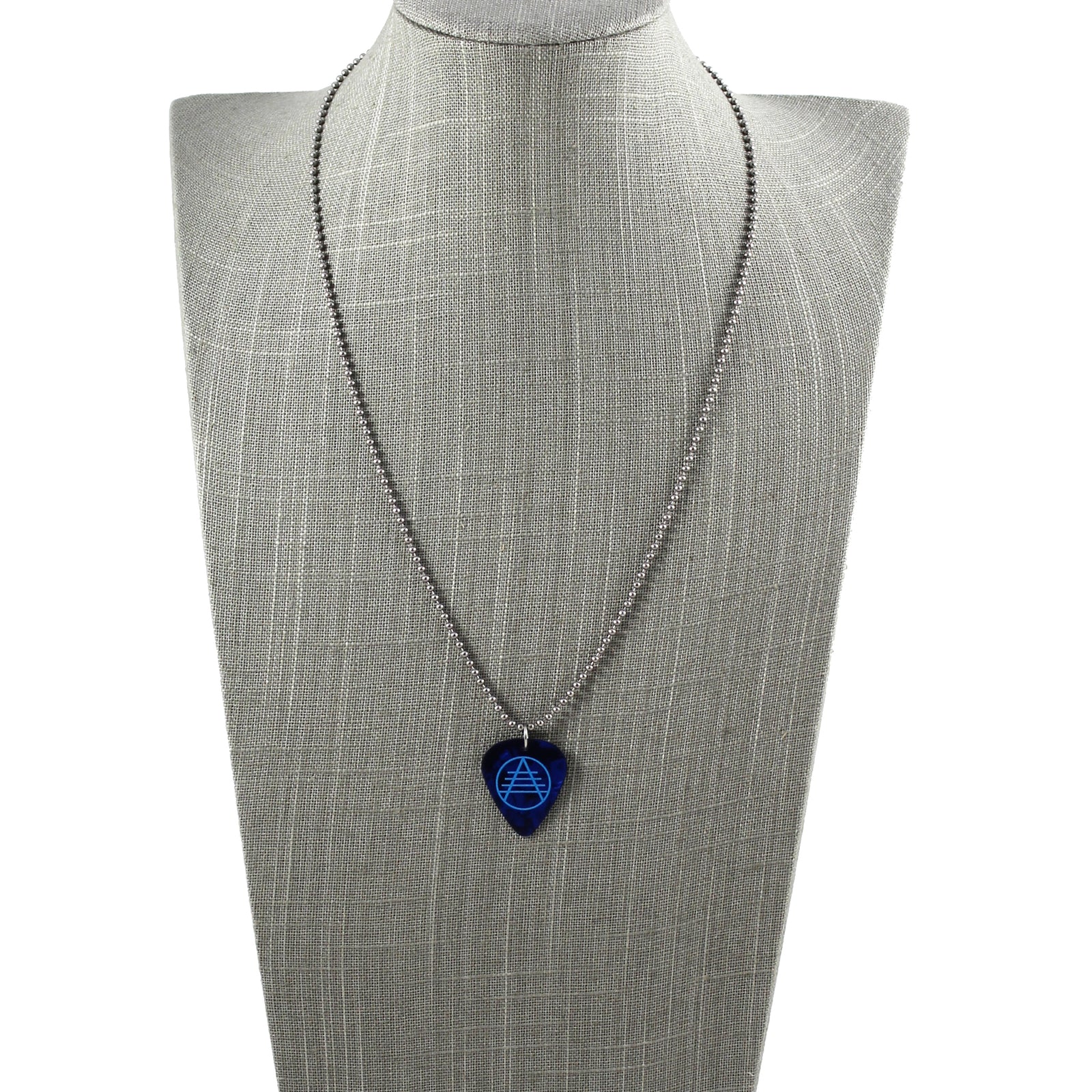 Pick Necklace - Blue Logo