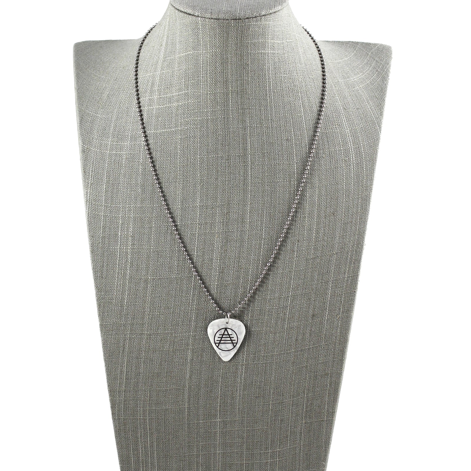 Pick Necklace - White Logo