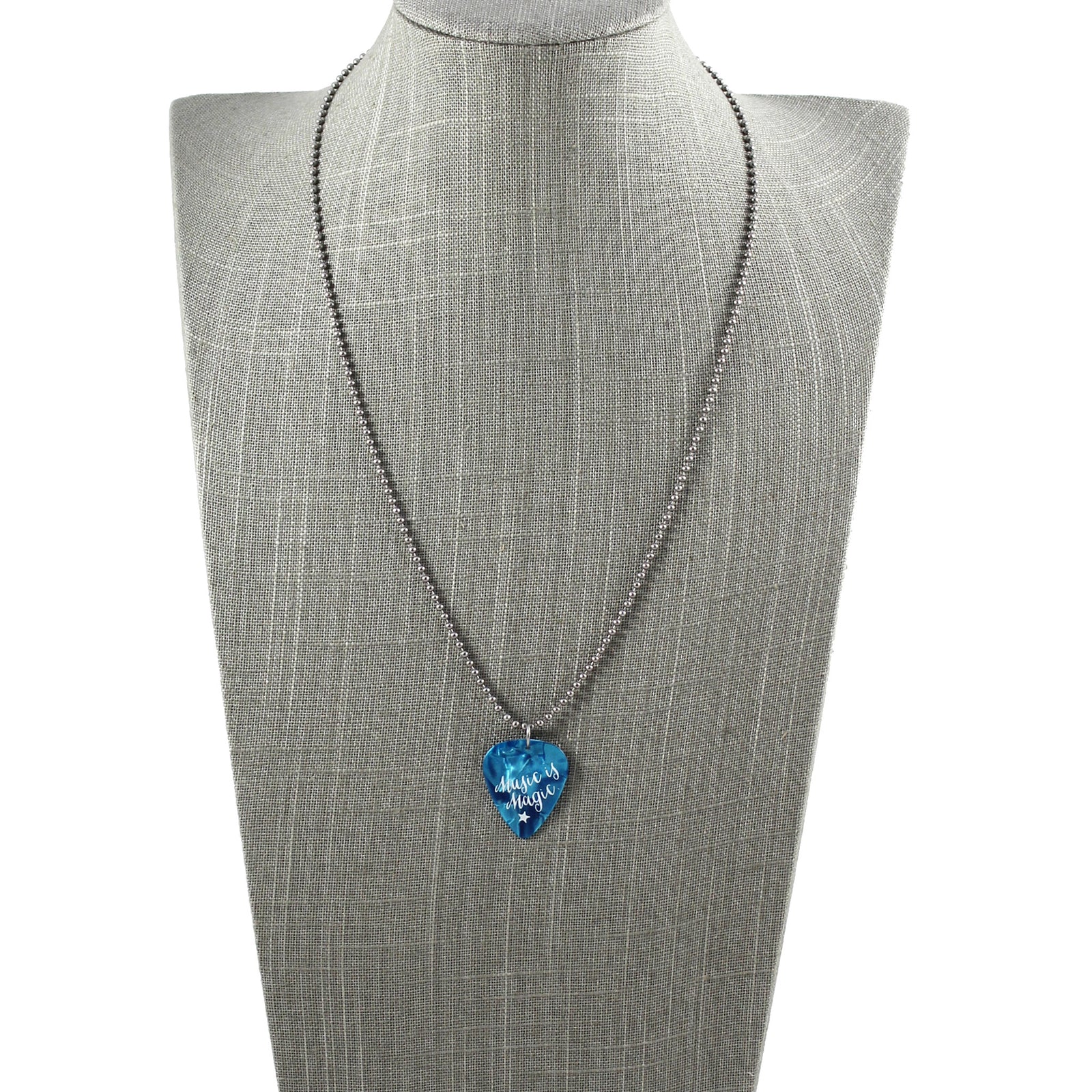 Pick Necklace - Music is Magic Aqua