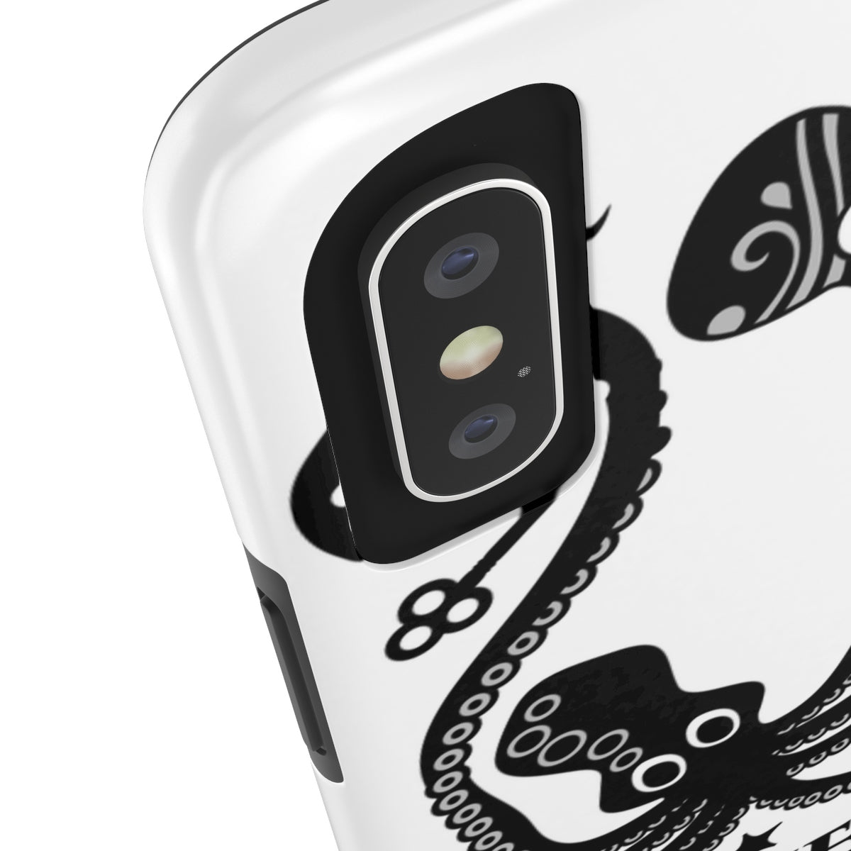 Octopus Case Mate Tough Phone Case - WHITE