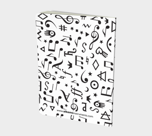 Music Notebook - White