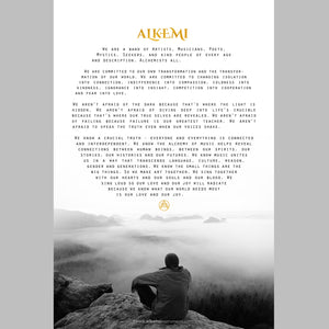 Alkemi Manifesto Poster with Adventurer