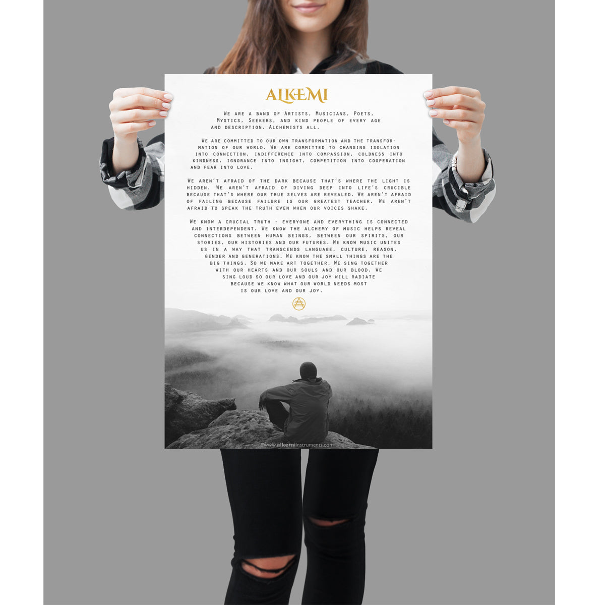 Alkemi Manifesto Poster with Adventurer