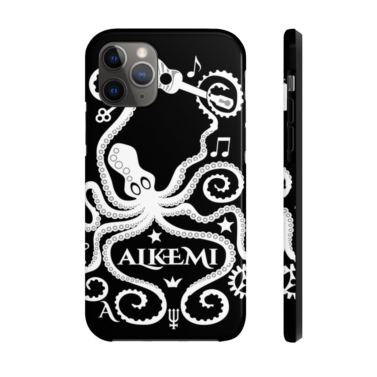 Octopus Case Mate Tough Phone Case - BLACK